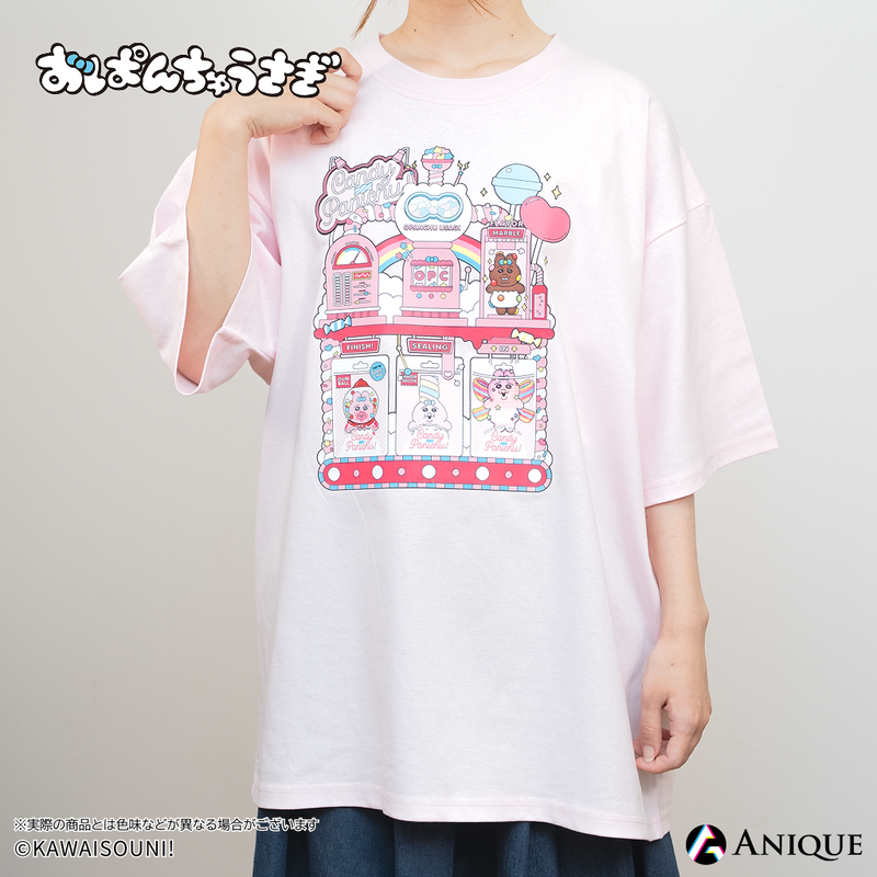 おぱんちゅうさぎ ヘザー★新品★プリントBIGTEE★Tシャツ★限定 激レア おぱんちゅうさぎ ヘザー☆新品☆プリントBIGTEE☆Tシャツ☆限定 激