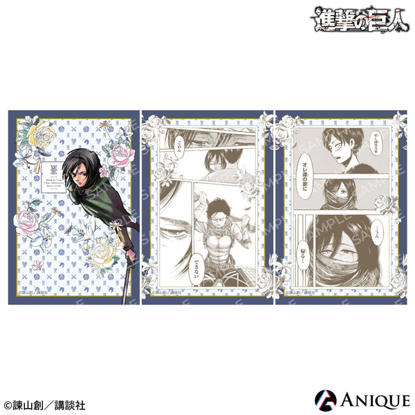 進撃の巨人 ポストカード その45 2次受注【再販】『進撃の巨人』ミカサ ポストカード セット ~1 Year