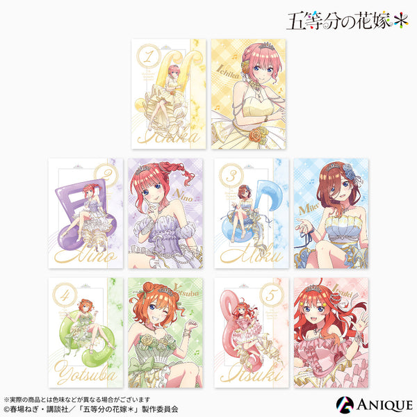『五等分の花嫁＊』描き下ろしイラスト【クインテット】ポストカード2枚セット