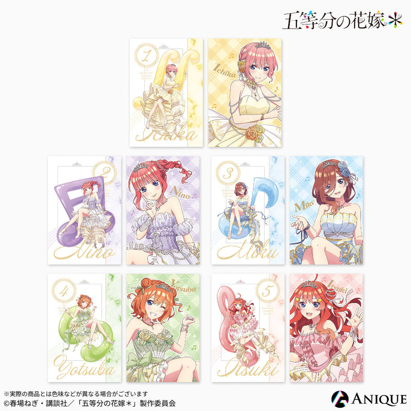 『五等分の花嫁＊』描き下ろしイラスト【クインテット】ポストカード2枚セット