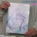 [SNOW MIKU] 雪ミク 描き下ろし/描き起こしイラスト【四季の移ろい】初音ミク メタリッククリアファイル