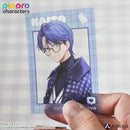 『ピアプロキャラクターズ』描き下ろしイラスト【フラワー*レトロルック ／ Art by フカヒレ】クリアステッカー