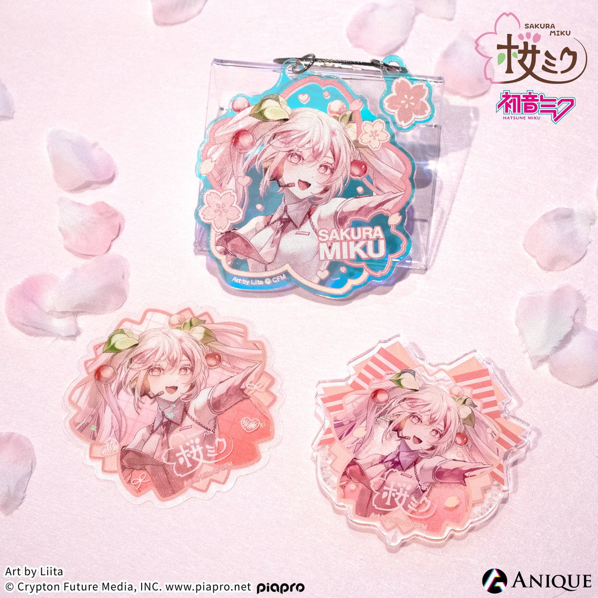 初音ミク 通天閣 桜ミク クリアファイル ステッカー | 国内発