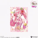 桜ミク 描き下ろしイラスト【四季の移ろい】初音ミク 箔押しクリアフォトカード