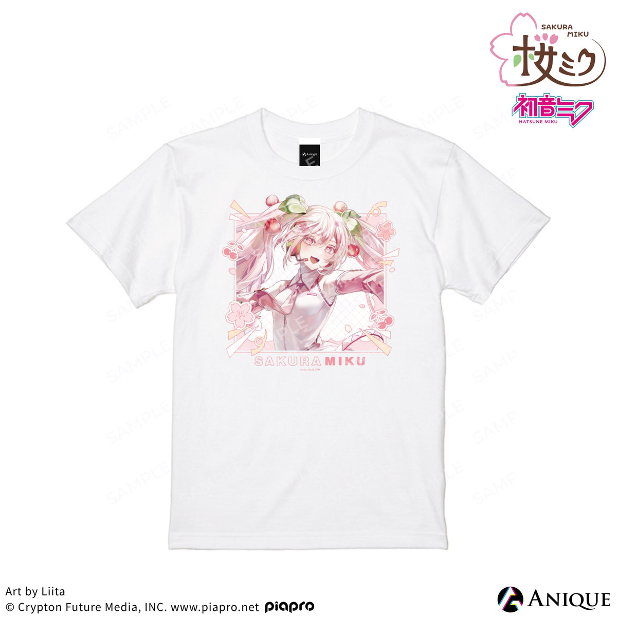 初音ミク 桜ミク 四季の移ろい 缶バッジ 特典 ブロマイド Anique Shop JAPAN