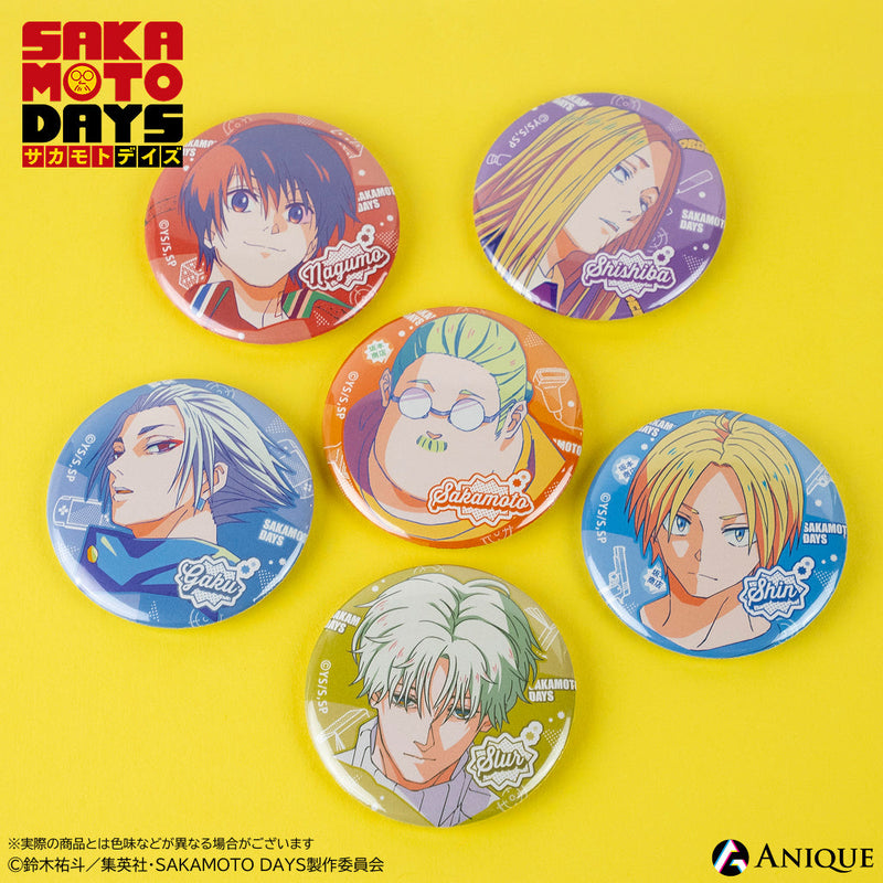『SAKAMOTO DAYS』トレーディング缶バッジ（全6種）
