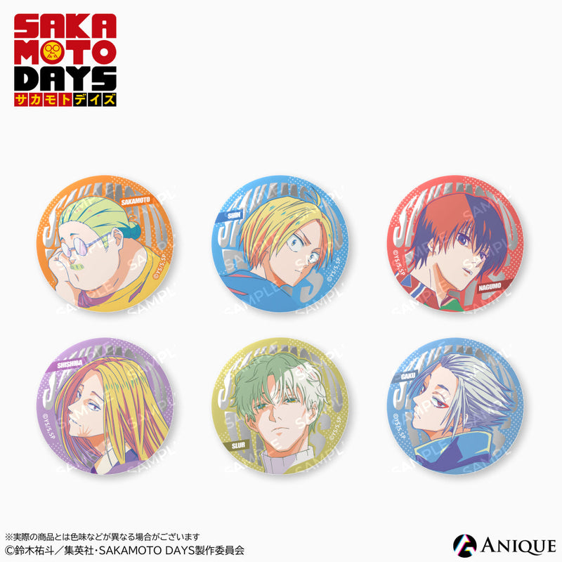 『SAKAMOTO DAYS』トレーディングジュエル缶バッジ（全6種）