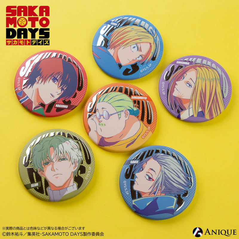 『SAKAMOTO DAYS』トレーディングジュエル缶バッジ（全6種）