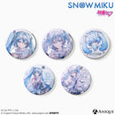 [SNOW MIKU] 雪ミク 描き下ろしイラスト【四季の移ろい】初音ミク トレーディングジュエル缶バッジ（全5種）