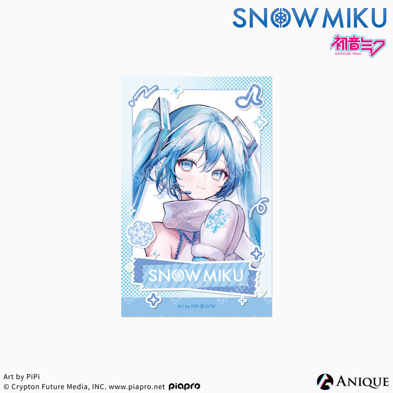 [SNOW MIKU] 雪ミク 描き下ろし/描き起こしイラスト【四季の移ろい】初音ミク ミニブロマイド