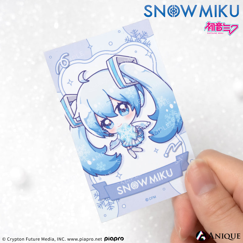 [SNOW MIKU] 雪ミク 描き下ろし/描き起こしイラスト【四季の移ろい】初音ミク ミニブロマイド