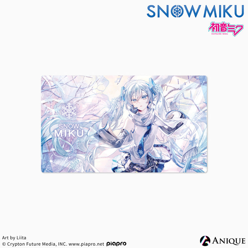 [SNOW MIKU] 雪ミク 描き下ろしイラスト【四季の移ろい】初音ミク マルチラバーマット