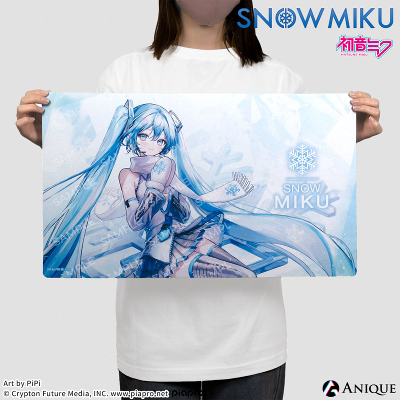 [SNOW MIKU] 雪ミク 描き下ろしイラスト【四季の移ろい】初音ミク マルチラバーマット