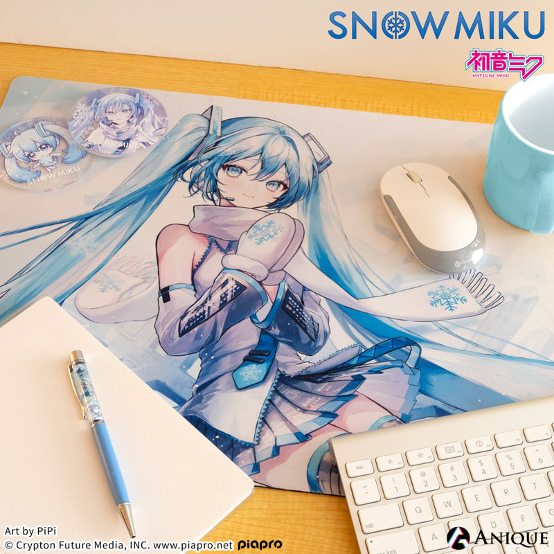 [SNOW MIKU] 雪ミク 描き下ろしイラスト【四季の移ろい】初音ミク マルチラバーマット