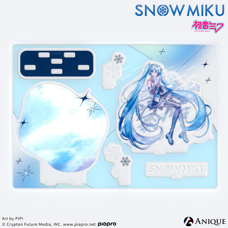 [SNOW MIKU] 雪ミク 描き下ろしイラスト【四季の移ろい】初音ミク ジオラマアクリルスタンド