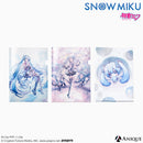 [SNOW MIKU] 雪ミク 描き下ろし/描き起こしイラスト【四季の移ろい】初音ミク メタリッククリアファイル