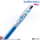 [SNOW MIKU] 雪ミク 描き起こしミニキャライラスト【四季の移ろい】初音ミク ハーバリウムボールペン