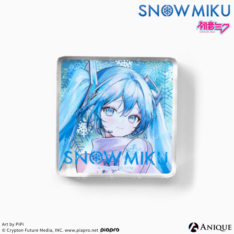 [SNOW MIKU] 雪ミク 描き下ろしイラスト【四季の移ろい】初音ミク トレーディングミニアクリルブロック（全5種）