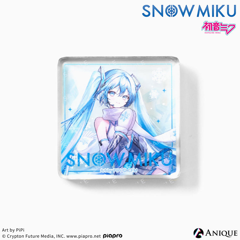 [SNOW MIKU] 雪ミク 描き下ろしイラスト【四季の移ろい】初音ミク トレーディングミニアクリルブロック（全5種）