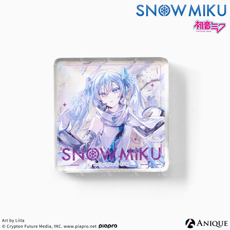 [SNOW MIKU] 雪ミク 描き下ろしイラスト【四季の移ろい】初音ミク トレーディングミニアクリルブロック（全5種）