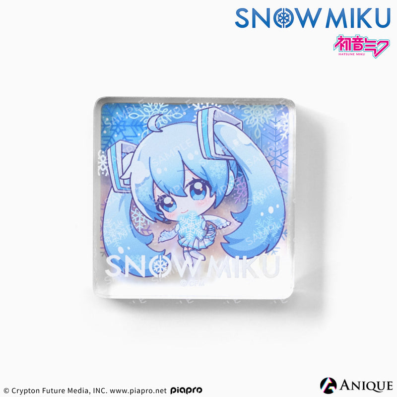 [SNOW MIKU] 雪ミク 描き下ろしイラスト【四季の移ろい】初音ミク トレーディングミニアクリルブロック（全5種）