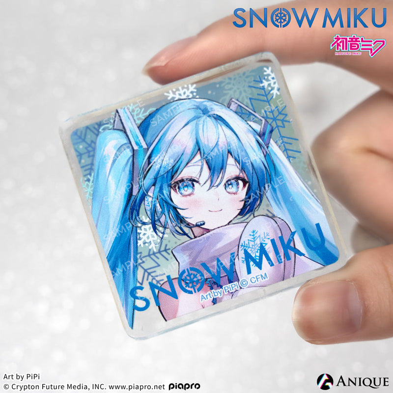 [SNOW MIKU] 雪ミク 描き下ろしイラスト【四季の移ろい】初音ミク トレーディングミニアクリルブロック（全5種）