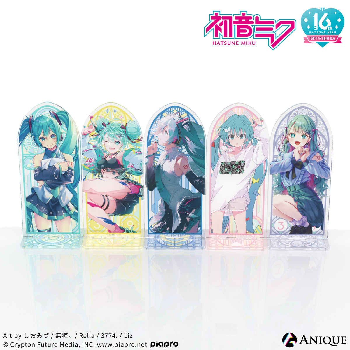 先行販売】『初音ミク』アクリルステンド【16thメインビジュアル