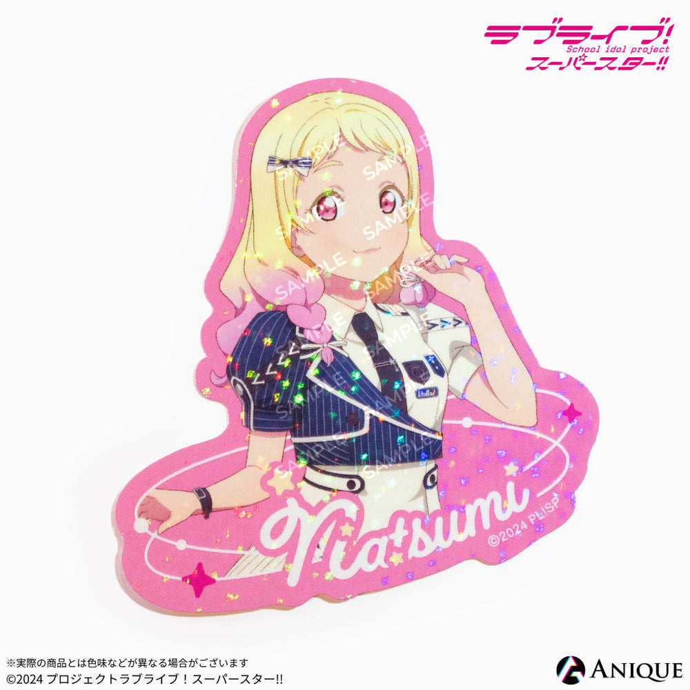 プリパラ ヴィレヴァン 特典ステッカー らぁら　缶バッジ　ホロ　キラキラ ヴィレヴァン プリパラ キャラバッジコレクション バッジ 1