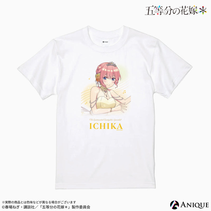 『五等分の花嫁＊』描き下ろしイラスト【クインテット】Tシャツ（フリーサイズ）