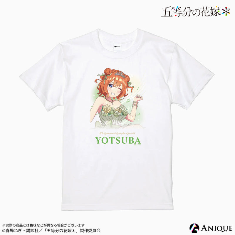 『五等分の花嫁＊』描き下ろしイラスト【クインテット】Tシャツ（フリーサイズ）