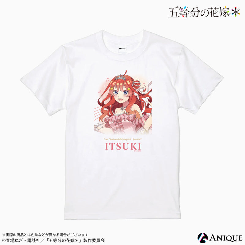『五等分の花嫁＊』描き下ろしイラスト【クインテット】Tシャツ（フリーサイズ）