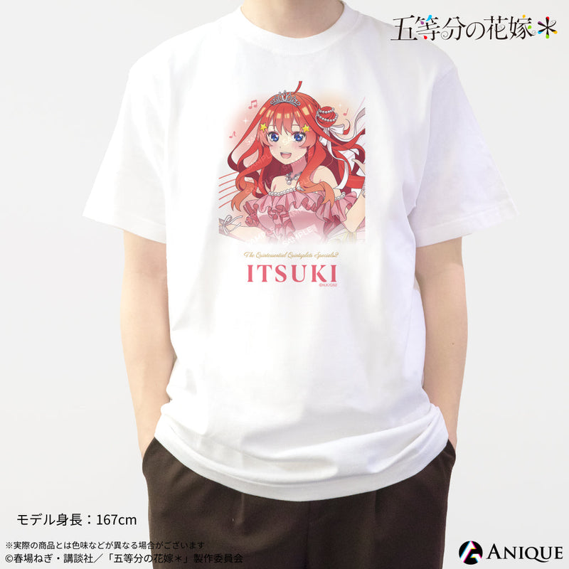 『五等分の花嫁＊』描き下ろしイラスト【クインテット】Tシャツ（フリーサイズ）