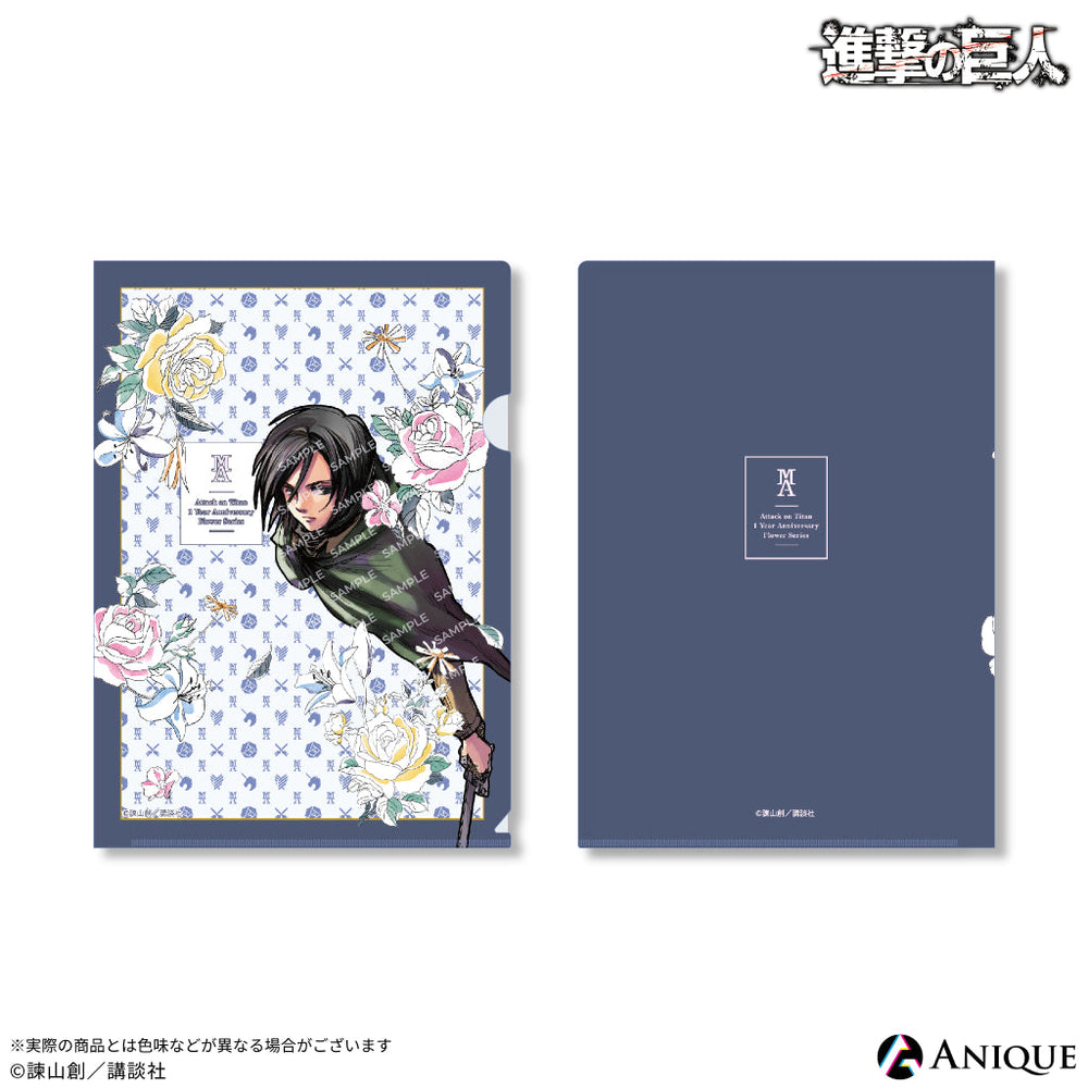 進撃の巨人　アニスタ　A4クリアファイル　エレン・ミカサ 進撃の巨人 アニスタ A4クリアファイル エレン・ミカサ Anique