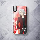 「家庭教師ヒットマンREBORN!」 リユニオーネ（同窓会）限定 描き下ろしイラスト 獄寺隼人 スマホケース - 家庭教師ヒットマンREBORN! オンライン展覧会限定グッズ｜Aniqueショップ