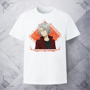 「家庭教師ヒットマンREBORN!」 リユニオーネ（同窓会）限定 描き下ろしイラスト 獄寺隼人 Tシャツ - 家庭教師ヒットマンREBORN! オンライン展覧会限定グッズ｜Aniqueショップ