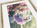 【受注生産】【再販】『モンスターストライク』 オンラインアート展限定 記念額装絵 ユグドラシル
