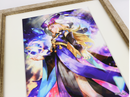 【受注生産】【再販】『モンスターストライク』 オンラインアート展限定 記念額装絵 ルシファー（灸場メロ氏）