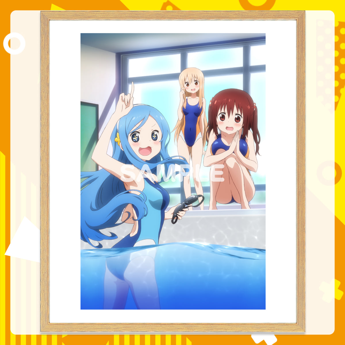 記念額装絵 プールver.｜干物妹！うまるちゃんR オンライン展覧会