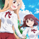 干物妹！うまるちゃんR オンライン展覧会限定 記念額装絵 うまるとえびな 登校ver.