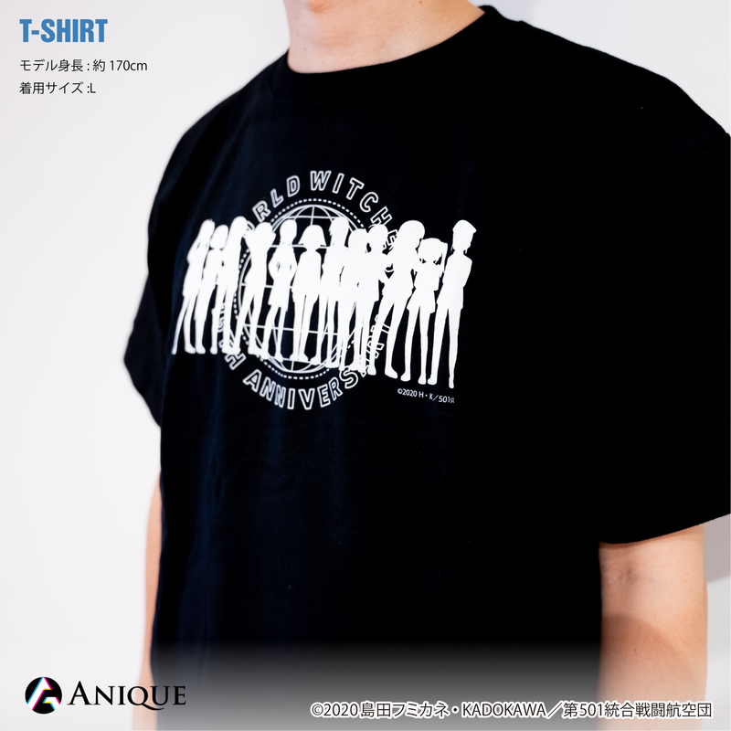 ストライクウィッチーズ Tシャツ Lサイズ 漫画 アニメ ゲーム 島田フミカネ Anique Shop JAPAN