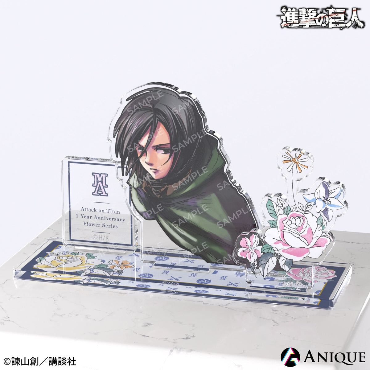 非売品 ミカサ・アッカーマン アクリルスタンド 進撃の巨人 アクリルスタンド おとどけメェるver.(描き下ろし) ミカサ