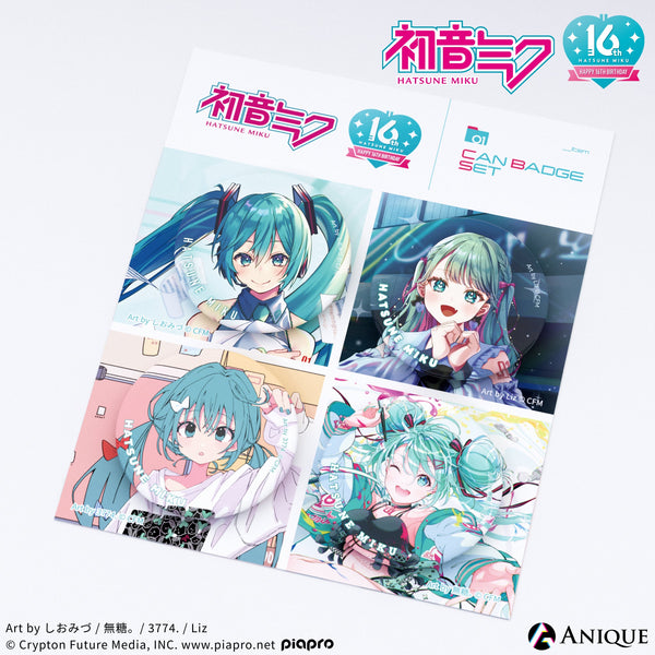 初音ミク　缶バッジ　10点セット 先行販売】『初音ミク』メモリアル缶バッジセット｜『初音ミク