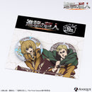 【2次受注】『進撃の巨人』アルミン＆エルヴィン　缶バッジ2個セット