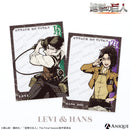 【2次受注】『進撃の巨人』リヴァイ＆ハンジ　クリアカード2枚セット