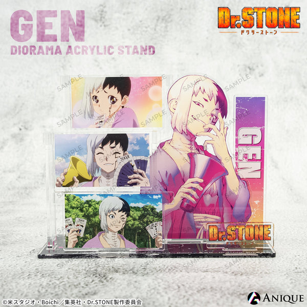 あさぎりゲン ジオラマアクリルスタンド｜アニメ『Dr.STONE』｜アニメ
