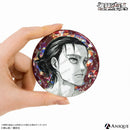 【再販】『進撃の巨人』エレン　ホログラムビッグ缶バッジ（5個セット）