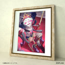 【受注生産】【再販】 『モンスターストライク』 オンラインアート展限定 記念額装絵 カエサル（さくしゃ2氏）
