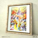 【受注生産】【再販】 『モンスターストライク』 オンラインアート展限定 記念額装絵 エクスカリバー/アーサー