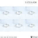 五月　天然ダイヤモンドシルバーペアリング