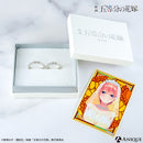 一花　天然ダイヤモンドシルバーペアリング